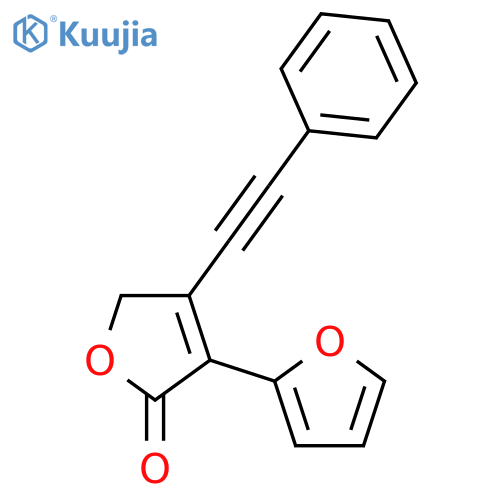 [2,3'-BIFURAN]-2'(5'H)-ONE, 4'-(PHENYLETHYNYL)- structure