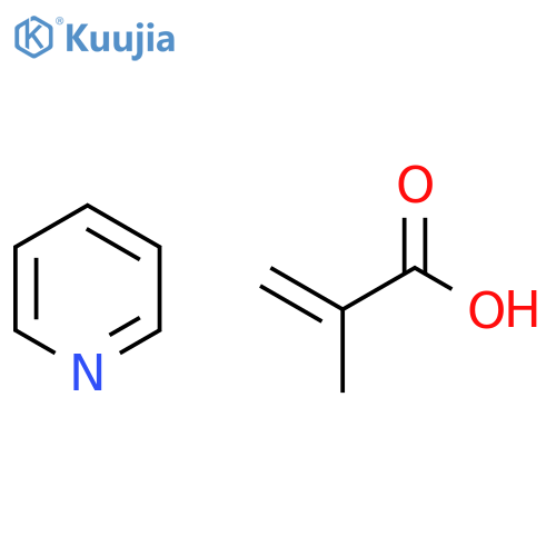 2-Propenoic acid, 2-methyl-, compd. with pyridine (1:1) structure