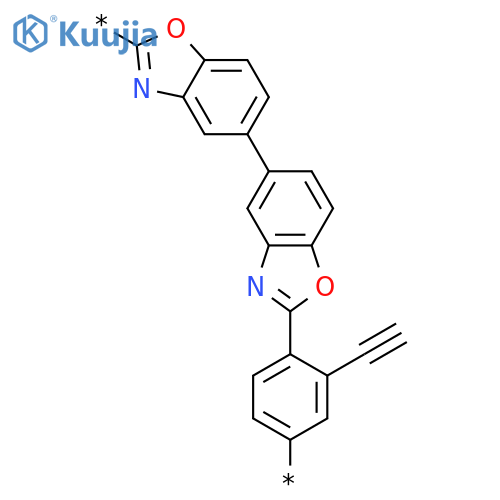Poly[[5,5'-bibenzoxazole]-2,2'-diyl(ethynyl-1,4-phenylene)] structure