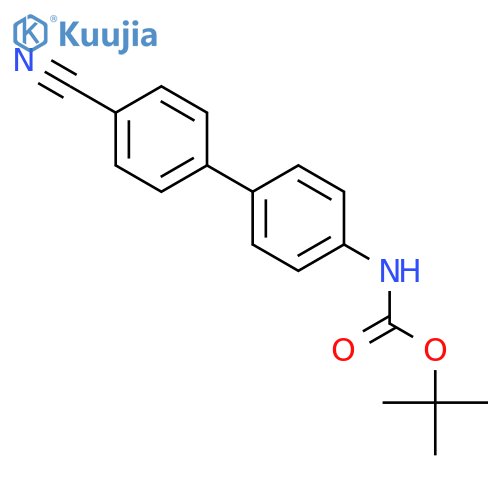 4-(4'-CYANOPHENYL)-1-N-BOC-ANILINE structure