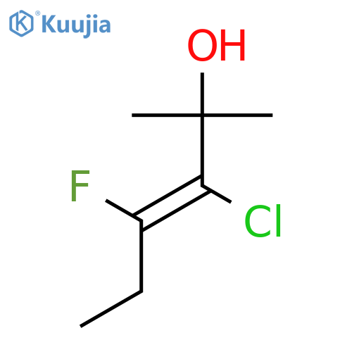 3-HEXEN-2-OL, 3-CHLORO-4-FLUORO-2-METHYL-, (E)- structure