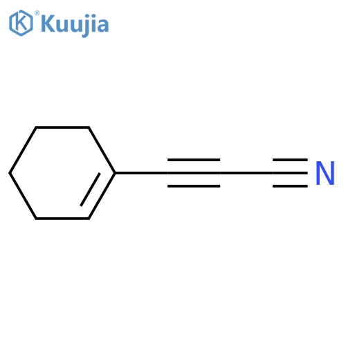 2-Propynenitrile, 3-(1-cyclohexen-1-yl)- (9CI) structure
