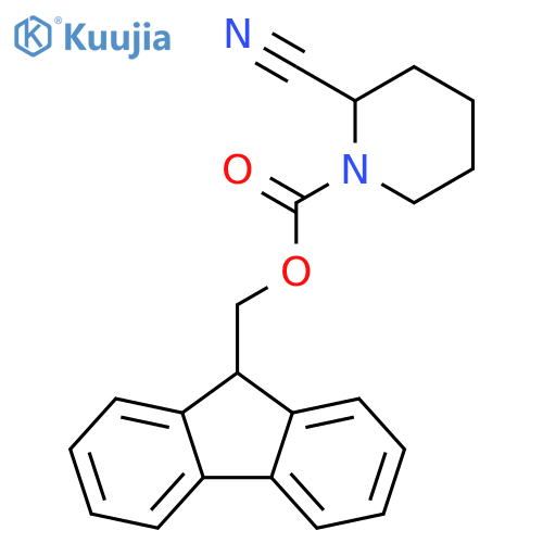 1-N-Fmoc-2-Cyanopiperidine structure