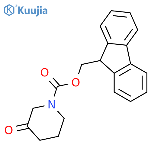 (9H-Fluoren-9-yl)methyl 3-oxopiperidine-1-carboxylate structure