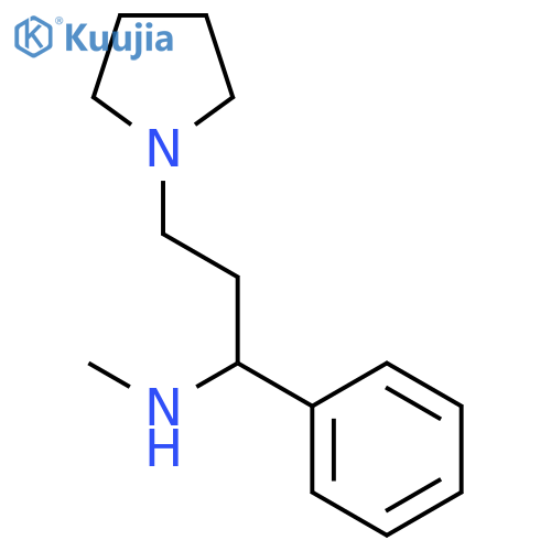 METHYL-(1-PHENYL-3-PYRROLIDIN-1-YL-PROPYL)-AMINE structure