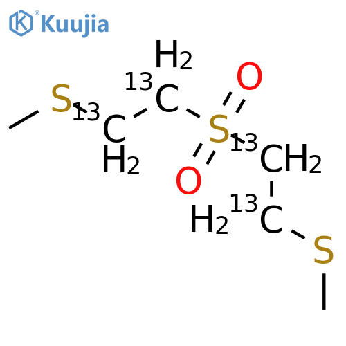 1,1'-Sulfonylbis2-(methylthio)ethane-13C4 structure