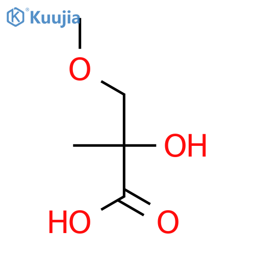 2-hydroxy-3-methoxy-2-methylpropanoic acid structure