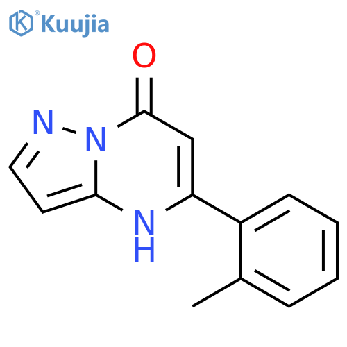 PYRAZOLO[1,5-A]PYRIMIDIN-7(4H)-ONE, 5-(2-METHYLPHENYL)- structure