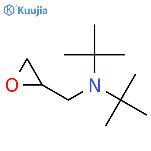 OXIRANEMETHANAMINE, N,N-BIS(1,1-DIMETHYLETHYL)- structure