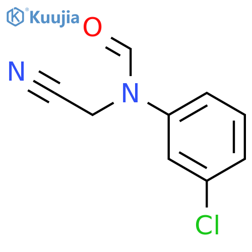 FORMAMIDE, N-(3-CHLOROPHENYL)-N-(CYANOMETHYL)- structure