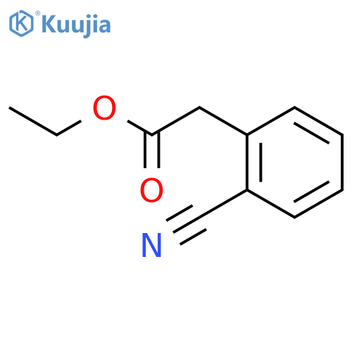 Ethyl 2-(2-cyanophenyl)acetate structure