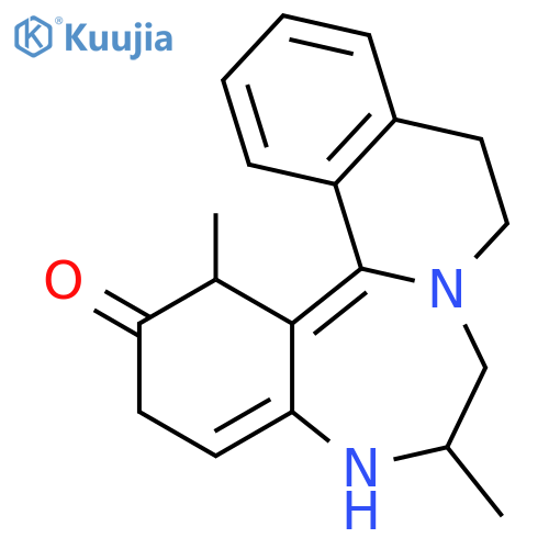 Isoquino[2,1-d]-1,4-benzodiazepin-2(3H)-one,1,5,6,10b-tetrahydro-1,6-dimethyl- structure