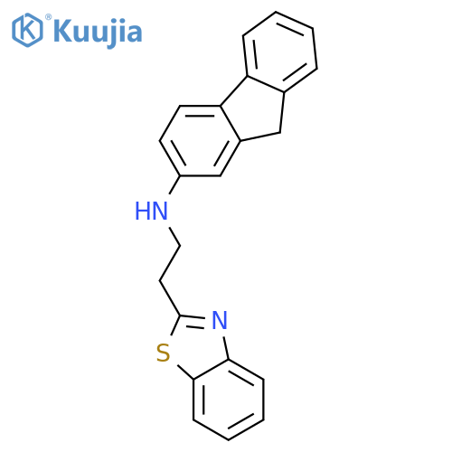 2-BENZOTHIAZOLEETHANAMINE, N-9H-FLUOREN-2-YL- structure
