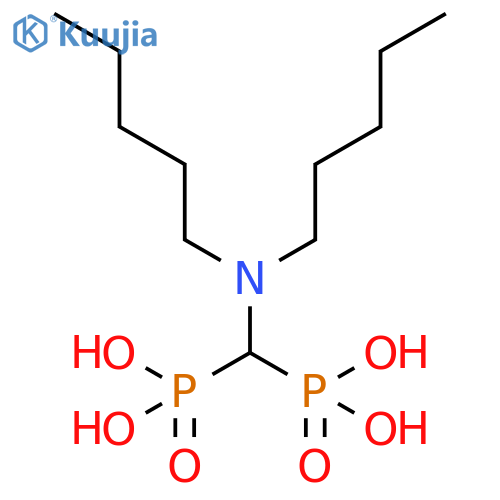 PHOSPHONIC ACID, [(DIPENTYLAMINO)METHYLENE]BIS- structure