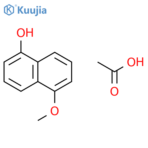 1-Naphthalenol, 5-methoxy-, acetate structure