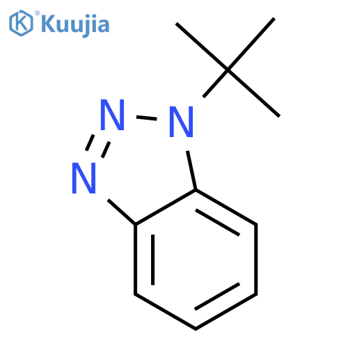 1H-Benzotriazole, 1-(1,1-dimethylethyl)- structure