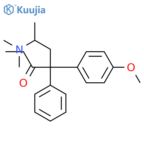 3-Heptanone, 6-(dimethylamino)-4-(4-methoxyphenyl)-4-phenyl- structure