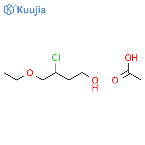 1-BUTANOL, 3-CHLORO-4-ETHOXY-, ACETATE structure