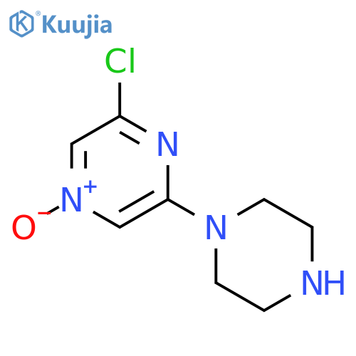 Pyrazine, 2-chloro-6-(1-piperazinyl)-, 4-oxide structure