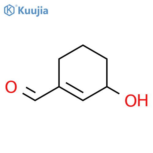 3-hydroxy-1-cyclohexene-1-carboxaldehyde structure