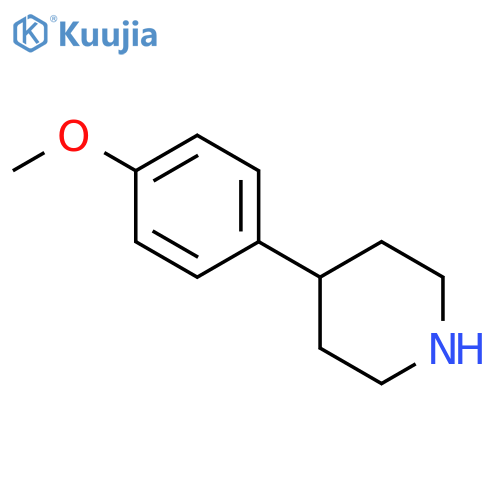4-(4-Methoxyphenyl)piperidine structure