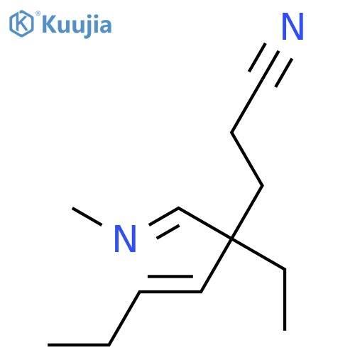 5-OCTENENITRILE, 4-ETHYL-4-[(METHYLIMINO)METHYL]- structure