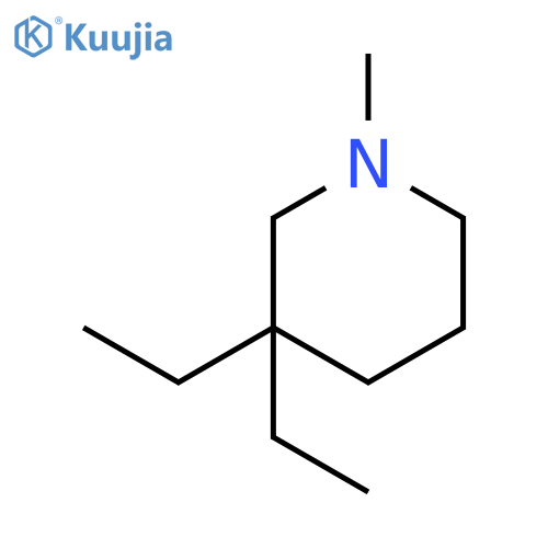 PIPERIDINE, 3,3-DIETHYL-1-METHYL- structure