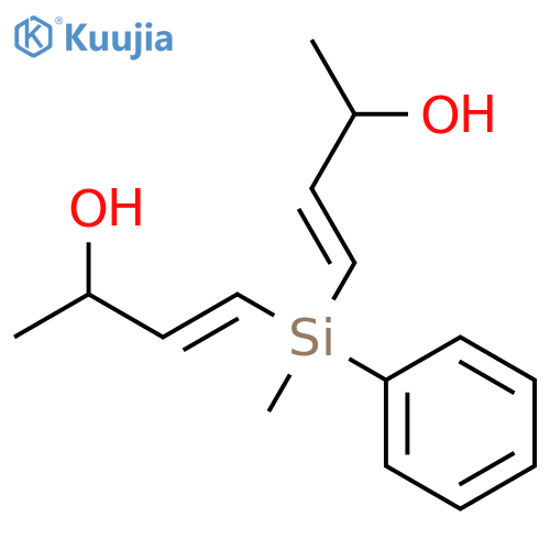 3-BUTEN-2-OL, 4,4'-(METHYLPHENYLSILYLENE)BIS- structure