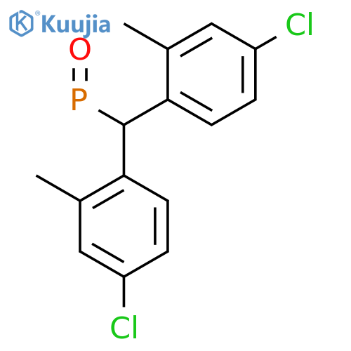 Phosphine oxide, bis(4-chloro-2-methylphenyl)methyl- structure