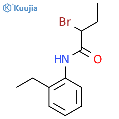 2-Bromo-N-(2-ethylphenyl)butanamide structure