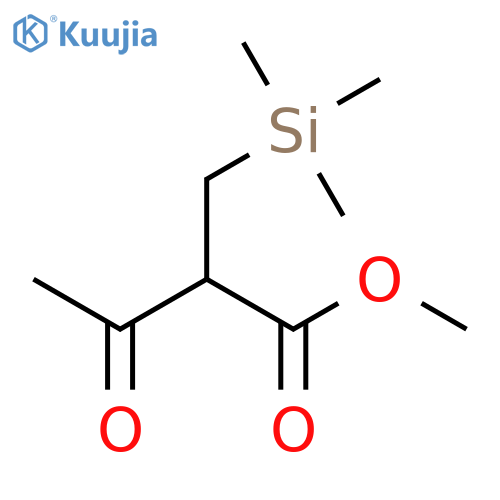 BUTANOIC ACID, 3-OXO-2-[(TRIMETHYLSILYL)METHYL]-, METHYL ESTER structure