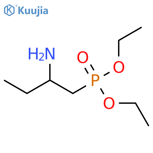 PHOSPHONIC ACID, (2-AMINOBUTYL)-, DIETHYL ESTER structure