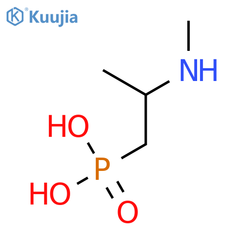Phosphonic acid, [2-(methylamino)propyl]- structure