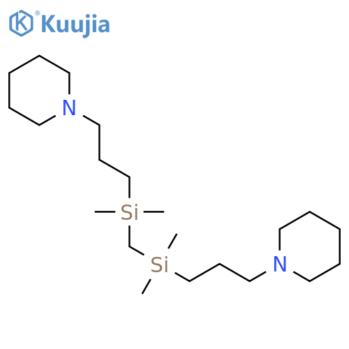 Piperidine, 1,1'-[methylenebis[(dimethylsilylene)-3,1-propanediyl]]bis- structure