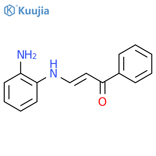 2-Propen-1-one, 3-[(2-aminophenyl)amino]-1-phenyl-, (2Z)- structure