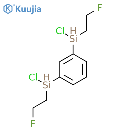 SILANE, 1,3-PHENYLENEBIS[CHLOROFLUOROETHYL- structure