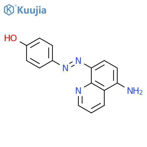Phenol, 4-[(5-amino-8-quinolinyl)azo]- structure