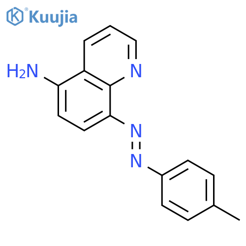 5-QUINOLINAMINE, 8-[(4-METHYLPHENYL)AZO]- structure