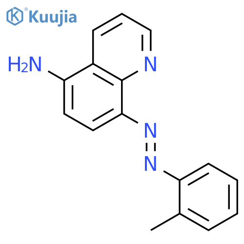 5-Quinolinamine, 8-[(2-methylphenyl)azo]- structure