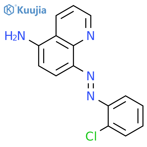 5-Quinolinamine, 8-[(2-chlorophenyl)azo]- structure