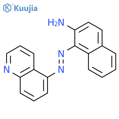2-Naphthalenamine, 1-(5-quinolinylazo)- structure