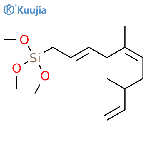 Silane, (5,8-dimethyl-2,5,9-decatrienyl)trimethoxy- structure