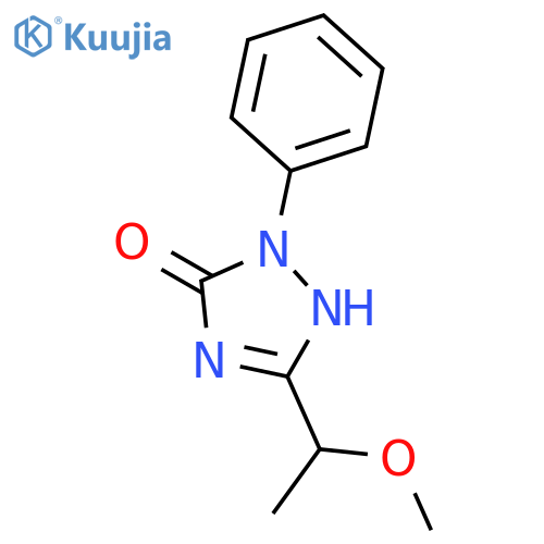 3H-1,2,4-TRIAZOL-3-ONE, 1,2-DIHYDRO-5-(1-METHOXYETHYL)-2-PHENYL- structure