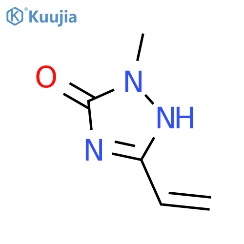 3H-1,2,4-Triazol-3-one, 5-ethenyl-1,2-dihydro-2-methyl- structure