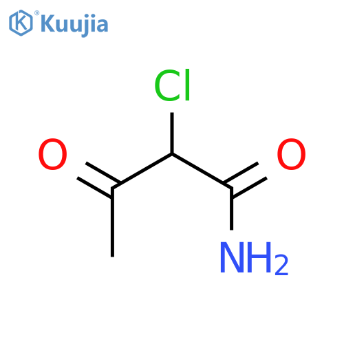 2-chloro-3-oxobutanamide structure