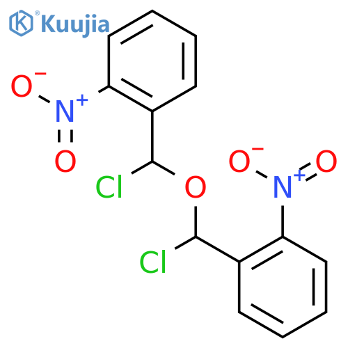 1,1'-[oxybis(chloromethanediyl)]bis(2-nitrobenzene) structure