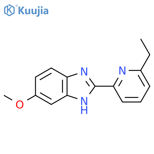 2-(6-ethylpyridin-2-yl)-6-methoxy-1H-benzimidazole structure