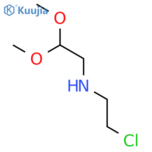 Ethanamine, N-(2-chloroethyl)-2,2-dimethoxy- structure