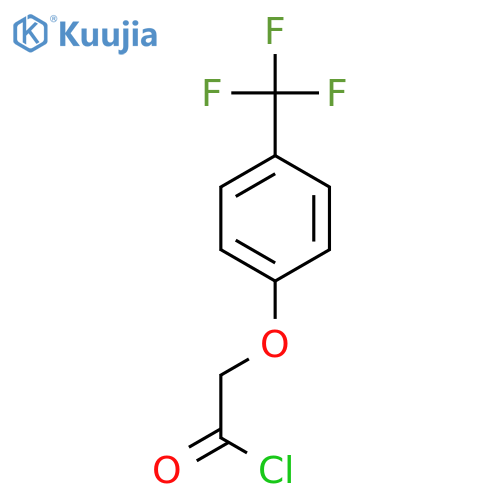 Acetyl Chloride, 2-4-(trifluoromethyl)phenoxy- structure