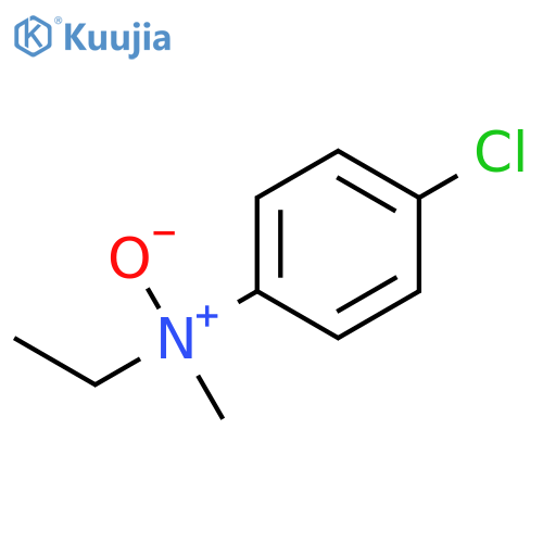 Benzenamine, 4-chloro-N-ethyl-N-methyl-, N-oxide structure